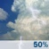 This Afternoon: Smoke and a chance of showers and thunderstorms. Mostly cloudy. High near 80, with temperatures falling to around 73 in the afternoon. Southwest wind around 15 mph, with gusts as high as 32 mph. Chance of precipitation is 50%. New rainfall amounts between a tenth and quarter of an inch possible. This Afternoon: Smoke